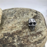 6.2mm Hole Vintage Skull Bead for DIY Jewelry Making