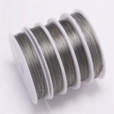 Stainless Steel Beaded Wire Tiger Tail for Jewelry Making