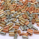 6*3mm Tube Beads Spacer CCB Beads Silver for Jewelry Making