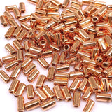 6*3mm Tube Beads Spacer CCB Beads Silver for Jewelry Making