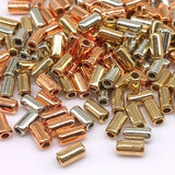 6*3mm Tube Beads Spacer CCB Beads Silver for Jewelry Making