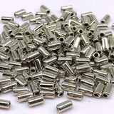 6*3mm Tube Beads Spacer CCB Beads Silver for Jewelry Making