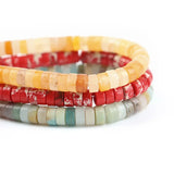 6*3mm Spacer Rectangular Dihuang Stone Beads Jewelry Making Supplies