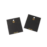 Hairpin Packaging Card 50Pcs Golden Dots Hair Clip Packing Paper Cards