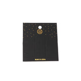 Hairpin Packaging Card 50Pcs Golden Dots Hair Clip Packing Paper Cards