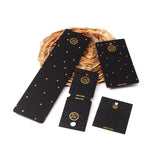 Hairpin Packaging Card 50Pcs Golden Dots Hair Clip Packing Paper Cards