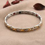 6.4mm Stainless Steel Magnet Bracelet for Men Women