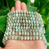 6*4mm Natural Chrysoprase Australian Jades Rondelle Beads