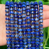 6*4mm Natural Lapis Lazuli Rondelle Beads for Jewelry Making