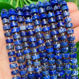 6*4mm Natural Lapis Lazuli Rondelle Beads for Jewelry Making