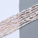 6.5-7mm Biwa Freshwater Pearl Strand Straight Hole