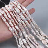6.5-7mm Biwa Freshwater Pearl Strand Straight Hole