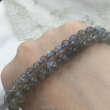 6.5-7MM 30Pcs Labradorite Loose Bead Semi-precious Stone Jewelry Strands