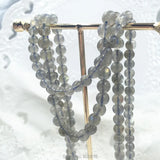 6.5-7MM 30Pcs Labradorite Loose Bead Semi-precious Stone Jewelry Strands