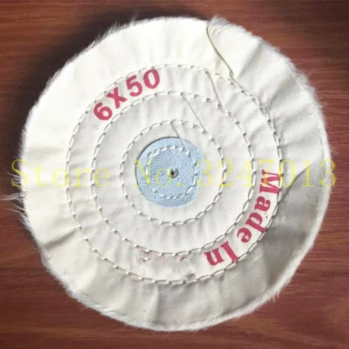 50 Pack Yellow Buffs Cotton Clothes for Jewelry Polishing
