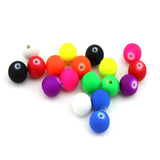 Matte Fluorescent Neon Beads Acrylic Round Spacer for DIY Jewelry
