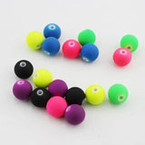 Matte Fluorescent Neon Beads Acrylic Round Spacer for DIY Jewelry
