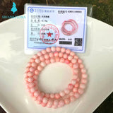 6.5MM Pink Queen Shell Bracelet for Women