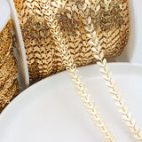 6.5MM 14K True Filled Copper Leaf Chain Necklace DIY Jewelry Making