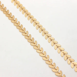 6.5MM 14K True Filled Copper Leaf Chain Necklace DIY Jewelry Making