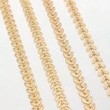 6.5MM 14K True Filled Copper Leaf Chain Necklace DIY Jewelry Making