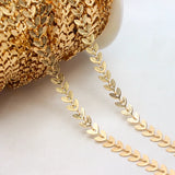 6.5MM 14K True Filled Copper Leaf Chain Necklace DIY Jewelry Making