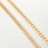 6.5MM 14K True Filled Copper Leaf Chain Necklace DIY Jewelry Making