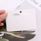 Hair Claw/Barrette Products Packing Card Paper Hair Clip Display Card 100pcs