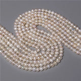 6-6.5mm Natural Purple Champagne Freshwater Pearls Beads Loose Real Pearl Bead