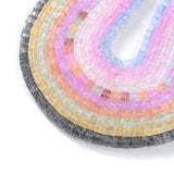6mm Multicolor Crystal Stone Square Beads for Jewelry Making