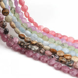 6mm Natural Stone Beads Faceted for DIY Jewelry Making Bracelet