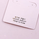 Earrings Card for Jewelry Storage, 6x7.5cm