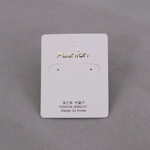 Earrings Card for Jewelry Storage, 6x7.5cm