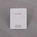 Earrings Card for Jewelry Storage, 6x7.5cm