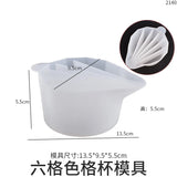 Silicone Grid Layers Mold for Epoxy Resin DIY, Toner Cup, Mold Tool