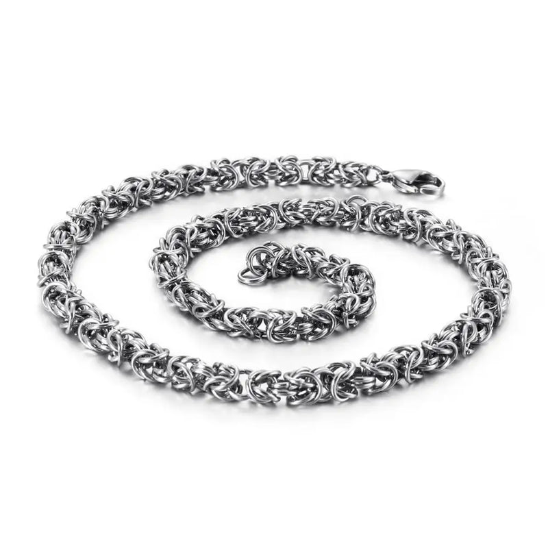 316L Stainless Steel Chain Necklace For Men - Party Jewelry
