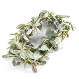 6.7 Ft Lambs Ear Garland - Artificial Succulent Fall Eucalyptus Leaf Garland