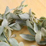 6.7 Ft Lambs Ear Garland - Artificial Succulent Fall Eucalyptus Leaf Garland