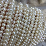 Natural Freshwater Pearl DIY Loose Beads Strand 37 Cm