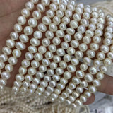 Natural Freshwater Pearl DIY Loose Beads Strand 37 Cm