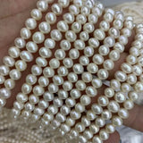 Natural Freshwater Pearl DIY Loose Beads Strand 37 Cm