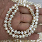 Natural Freshwater Pearl DIY Loose Beads Strand 37 Cm
