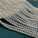 6-7MM 66Pcs/Lot Natural Freshwater Pearl Beads Strands DIY Jewelry Making