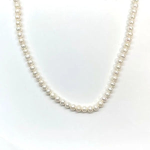 6-7MM 66Pcs/Strand Nearly Round AA+ Freshwater Pearl Earrings Jewelry Beads
