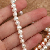 6-7MM Natural Freshwater Pearl Irregular Loose Beads