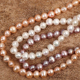 6-7MM Natural Freshwater Pearl Irregular Loose Beads
