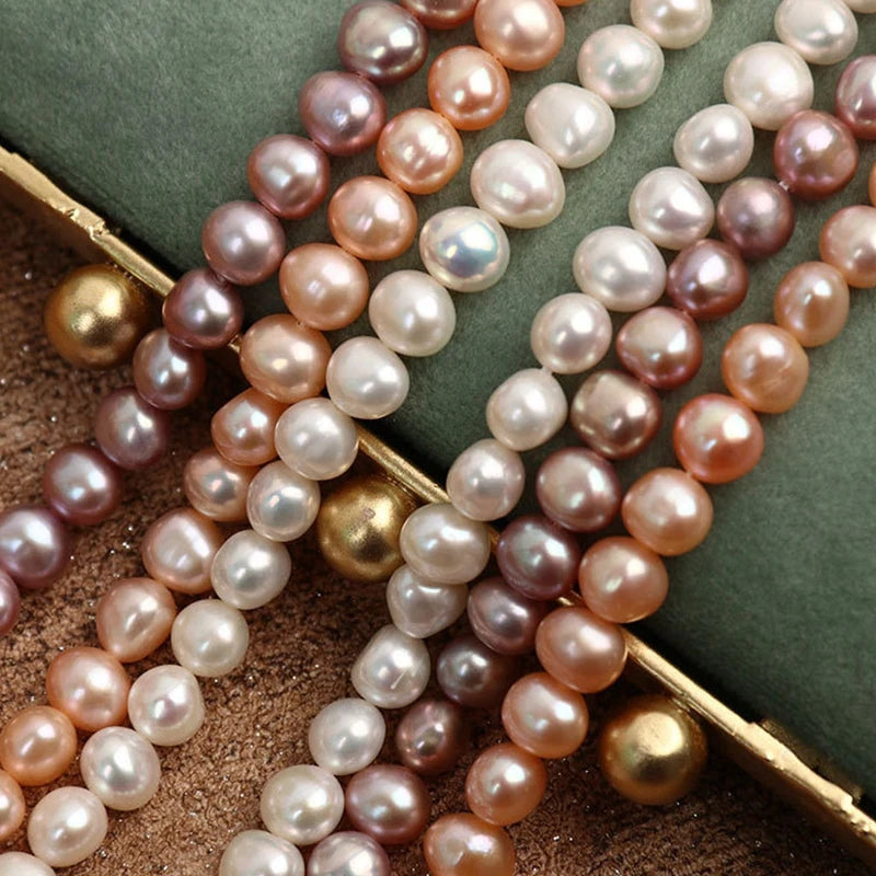 6-7MM Natural Freshwater Pearl Irregular Loose Beads