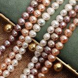 6-7MM Natural Freshwater Pearl Irregular Loose Beads