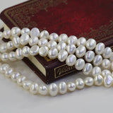 6-7mm AA+ Side Drilled Nugget Freshwater Pearl Strands Baroque Pearls