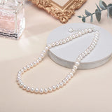 Freshwater Pearl Choker Necklace, Sterling Silver Strand Necklaces